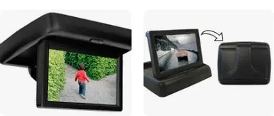 MONITOR 4,3" PLEGABLE CON 2 ENT.VID