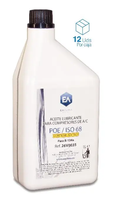 ACEITE COMPRESOR POE 68 + DETECTOR