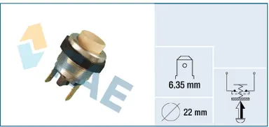 PULSADOR BOTON BLANCO