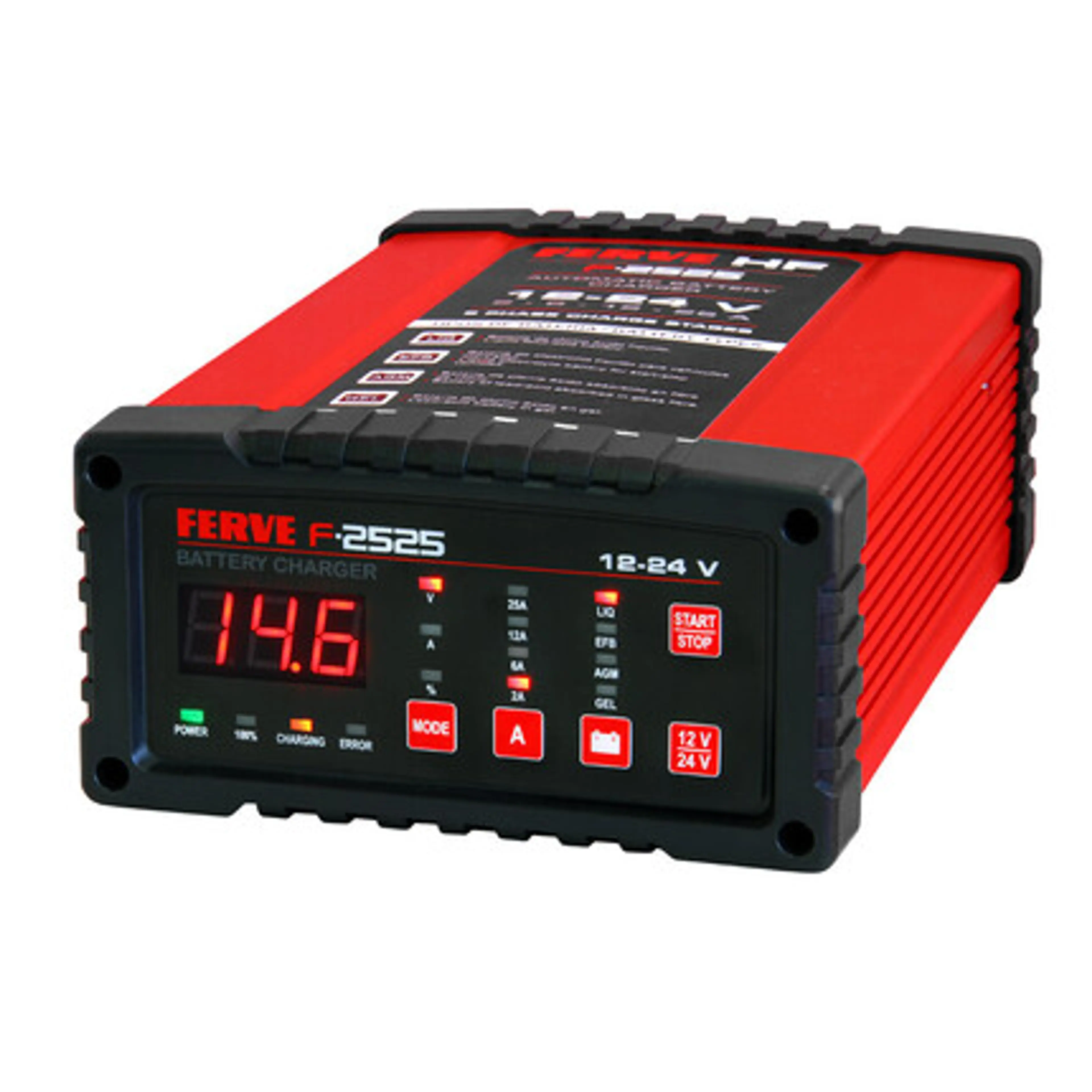 CARGADOR AUTOMÁTICO 12-24V 2-6-12A