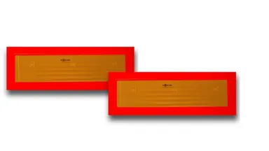 PLACA CORTA ADHESIVA VEHÍCULO LARGO