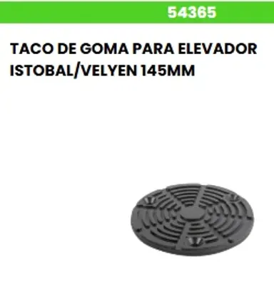 TACO GOMA ELEV.ISTOBAL/VELYEN
