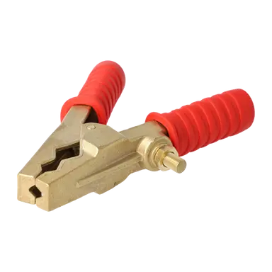 PINZA DE LATON ROJA COCODRILO