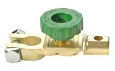 BORNE CON DESCONECTADOR VERDE