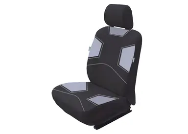 FUNDA ASIENTO DELANT. 4X4 NEGRO/GRI