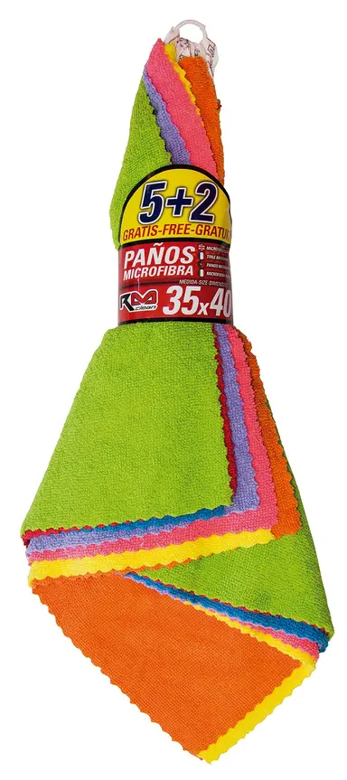 F.PROD PACK 5+2 GAMUZAS MICROFIBRA