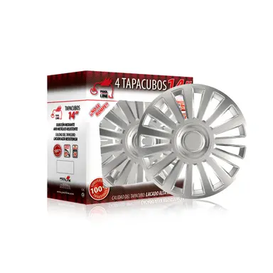 JGO. TAPACUBOS ABS LUXE 14" ENVASE 