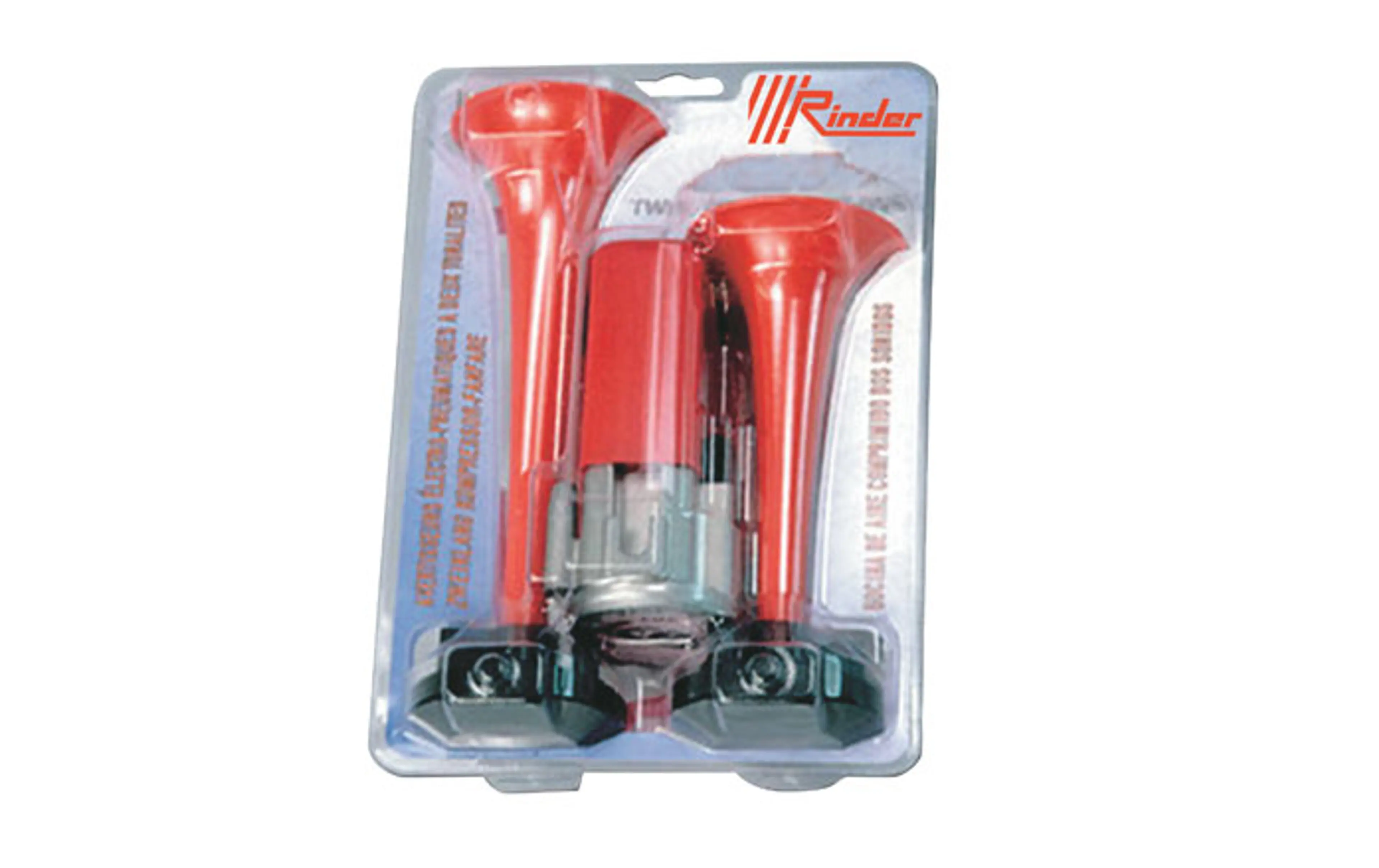 2 BOCINAS + COMPRESOR 12V 2 TONOS