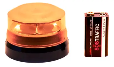 SOS TRAFFIC C/PILA BALIZA V16