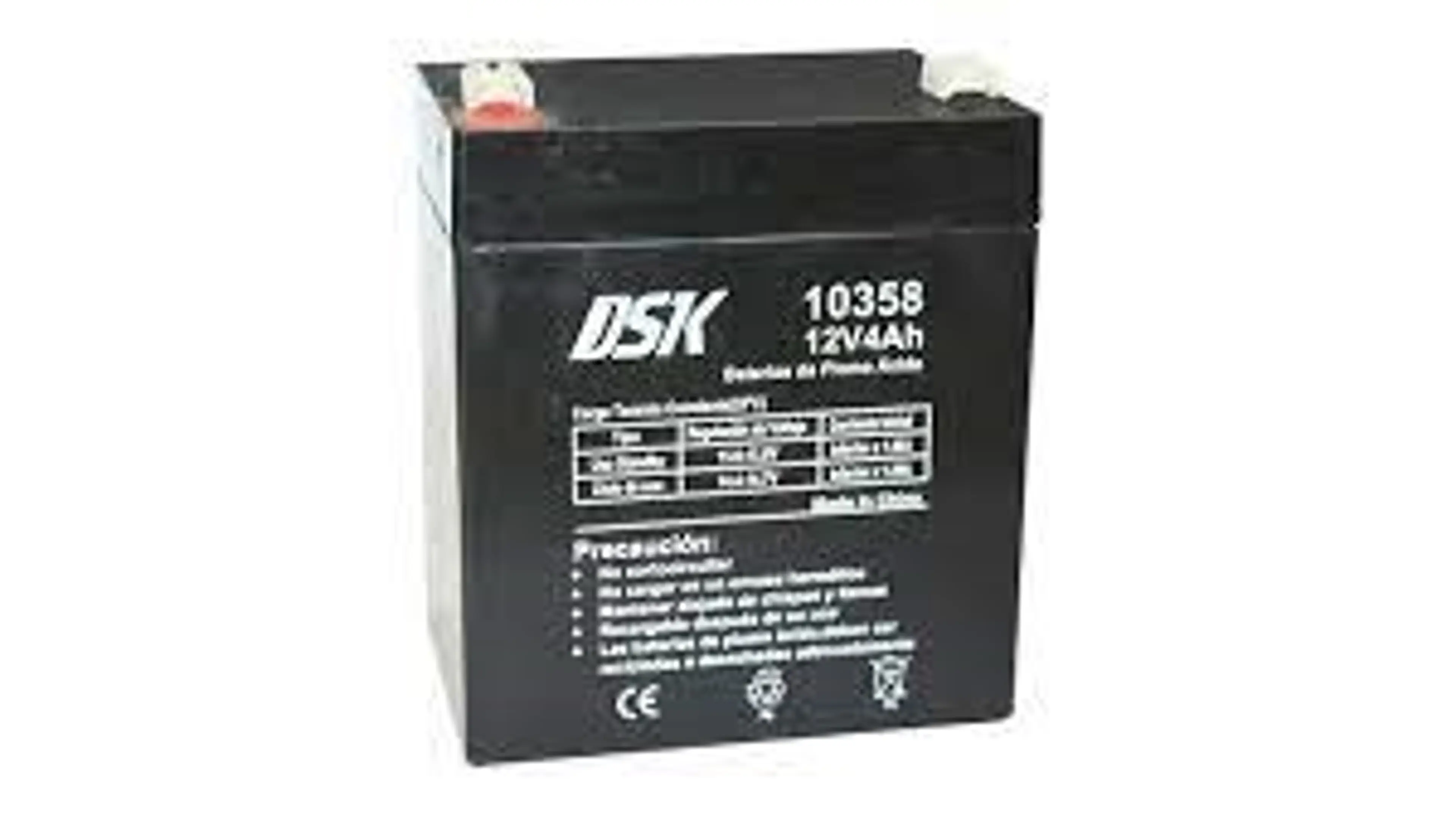 12V 4AH DSK BATERÍA PLOMO ACIDO