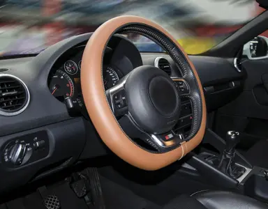 FUNDA DE VOLANTE PLANA "FLAT" MARRO