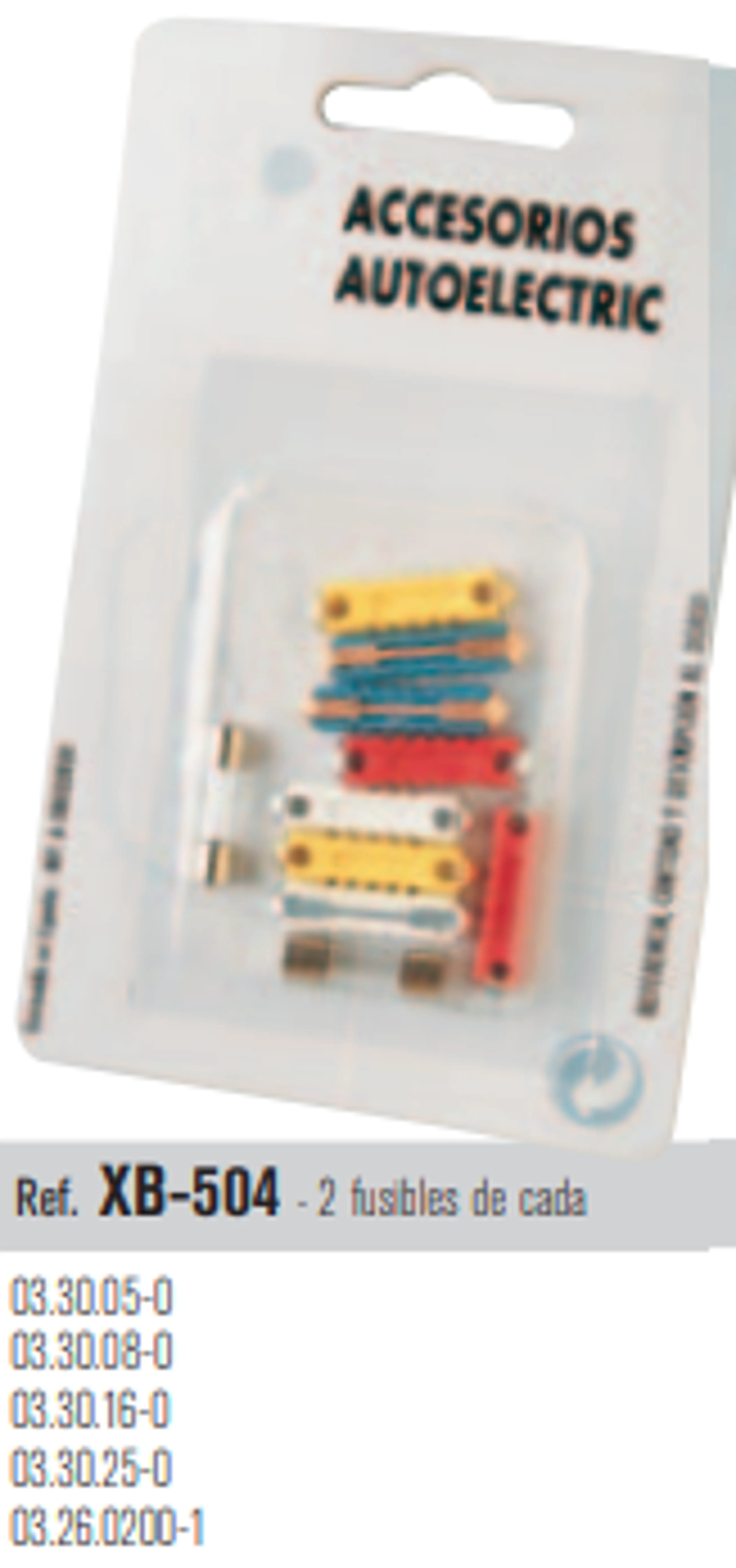 BLISTER 10 FUSIBLES 03.30/0326